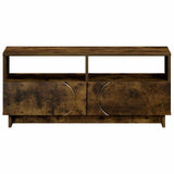 TV Stand 90 x 34.5 x 40 cm Smoked Oak Engineered Wood 8011473