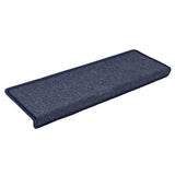 ZNTS Stair Mats 30 pcs 65x21x4 cm Grey and Blue 3365775