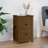 Bedside Cabinet Honey Brown 40x35x61.5 cm Solid Wood Pine 820952