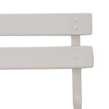 Garden Folding Chair Folding 2 pcs Beige 42 x 46 x 82cm Metal 42002959