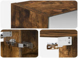 Bathroom Mirror Cabinet with Shelf Smoked Oak 50 x 14.5 x 70 cm 889043