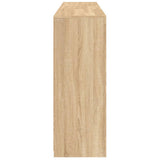Sideboard with LED Lights Sonoma Oak 162x37x100 cm 3209144