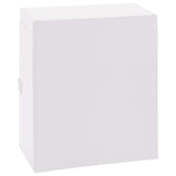 Jewellery Box 6-Layer with Mirror Lockable White 4103564