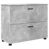 Bathroom Cabinet with Drawer Concrete Grey 76.5 x 35 x 64 cm 883297