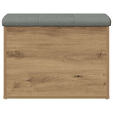 Storage Bench Artisan Oak 62x42x45 cm Engineered Wood 857616