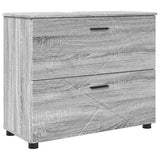 Bathroom Cabinet with Drawer Grey Sonoma 76.5 x 35 x 64 cm 883300