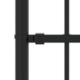 Garden Fence Woerden with Spear Top Black 240x175 cm Steel 151083