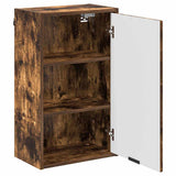 Bathroom Furniture Set with Drawer with Shelf 3 pcs Smoked Oak 3393108