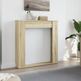 Fireplace Surround Sonoma Oak 100x20x100 cm Engineered Wood 854573