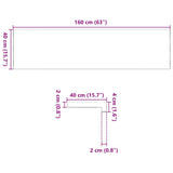 Window Sills 2 pcs Untreated 160x40x2 cm Solid Wood Oak 4009124