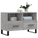 TV Cabinet Grey Sonoma 80x36x50 cm Engineered Wood 829002