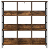 Bookshelf Smoked Oak 102 x 32 x 104.5 cm Engineered Wood 884008