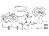 Kids Bike 14 Inches for 3-5 Years Old White 42009451