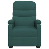 Recliner Chair Dark Green Fabric 342706