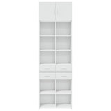 Storage Cabinet White 70x42.5x225 cm Engineered Wood 3281336