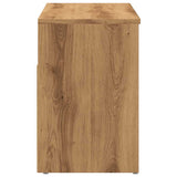 Shoe Bench Artisan Oak 80x30x45 cm Engineered Wood 856757