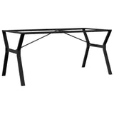 ZNTS Dining Table Legs Y-Frame 160x80x73 cm Steel 357936