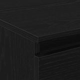 Coffee Table Black Oak 90 x 50 x 36.5 cm Engineered Wood 862963