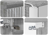 Bathroom Cabinet Set 5 pcs Grey Sonoma 53 x 15.5 x 70 cm 3407332