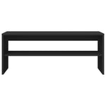 ZNTS TV Cabinet Black 100x40x40 cm Engineered Wood 862402