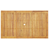 Garden Dining Set 5 pcs Brown Solid Acacia Wood 3375652