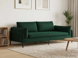 2-Seater Sofa 2-Seater Dark Green 188 x 81 x 89 cm Velvet 42048614