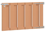 Garden Gate 100 x 80 cm WPC and Aluminium Brown 42039048