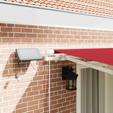 Retractable Awning with Manual Red 400 x 350 cm Fabric 3330824