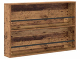 Magazine Rack 2 pcs Old Wood 80 x 12 x 70 cm Engineered Wood 890849