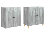 Cabinet Set 2 pcs 66 x 34.5 x 90 cm Engineered Wood 3416445