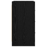 Bedside Tables Black Oak 40 x 36 x 70 cm Engineered Wood 8011028
