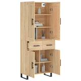 Highboard Sonoma Oak 69,5x34x180 cm Engineered Wood 3199900