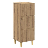 Drawer Cabinet Artisan Oak 33 x 34.5 x 90 cm Engineered Wood 894624