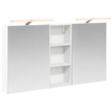 Bathroom Cabinet Set 3 pcs 130 x 14.5 x 70 cm Engineered wood 3403768