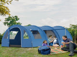 5-6 Man Camping Tent with 2 Room, Floor and Carry Bag - Blue T3398P348997