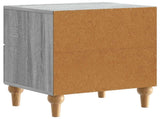 Bedside Cabinet Grey Sonoma 43 x 34.5 x 48 cm Engineered Wood 894077