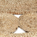 ZNTS Handmade Rug Braided Jute 150 cm 133715