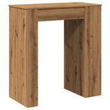 Bar Table with Racks Artisan Oak 95x47x103.5 cm Engineered Wood 854390