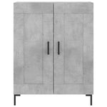 Highboard Concrete Grey 69.5x34x180 cm Engineered Wood 3189961