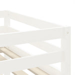 ZNTS Kids' Loft Bed without Mattress with Ladder White 90x200 cm 835890