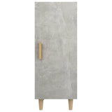 Sideboard Concrete Grey 34.5x34x90 cm Engineered Wood 812325