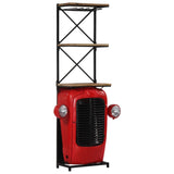 ZNTS Tractor Wine Cabinet 49x31x172 cm Solid Mango Wood 247871