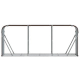 Log Holder Brown 234x45x100 cm Galvanised Steel 364575