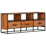 TV Cabinet 110x30x45 cm Solid Acacia Wood 327450
