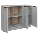 Sideboard Grey Sonoma 90.5x30x70 cm Engineered Wood 817025