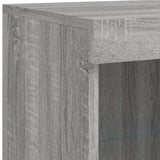 Sideboard with LED Lights Grey Sonoma 81x37x100 cm 836719