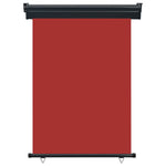 Balcony Side Awning 125x250 cm Red 48421