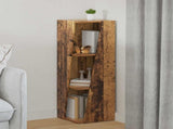 Side Shelf Old Wood 33 x 32 x 100.5 cm Engineered Wood 892425