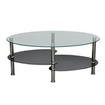 ZNTS Coffee Table with Exclusive Design Black 240509