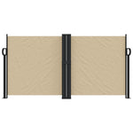 ZNTS Retractable Side Awning Beige 120x1000 cm 4004705